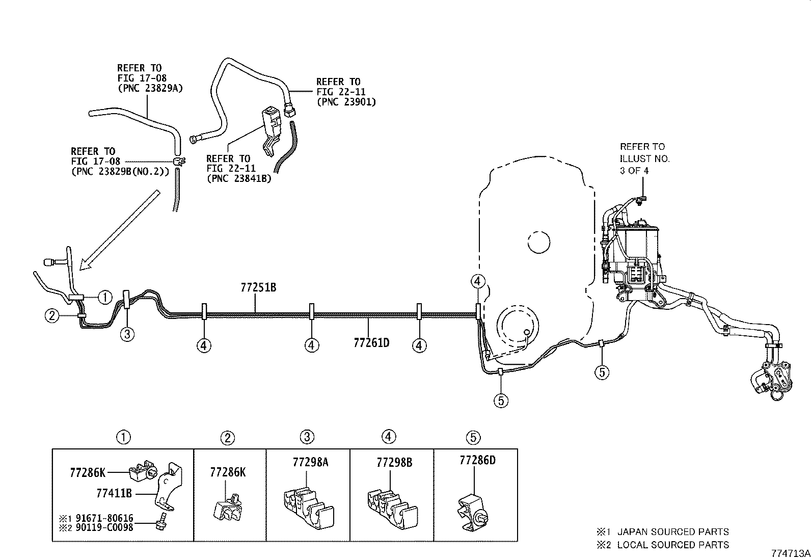 77020-02662 TUBE ASSY, FUEL SUCTION W/PUMP & GAGE product image