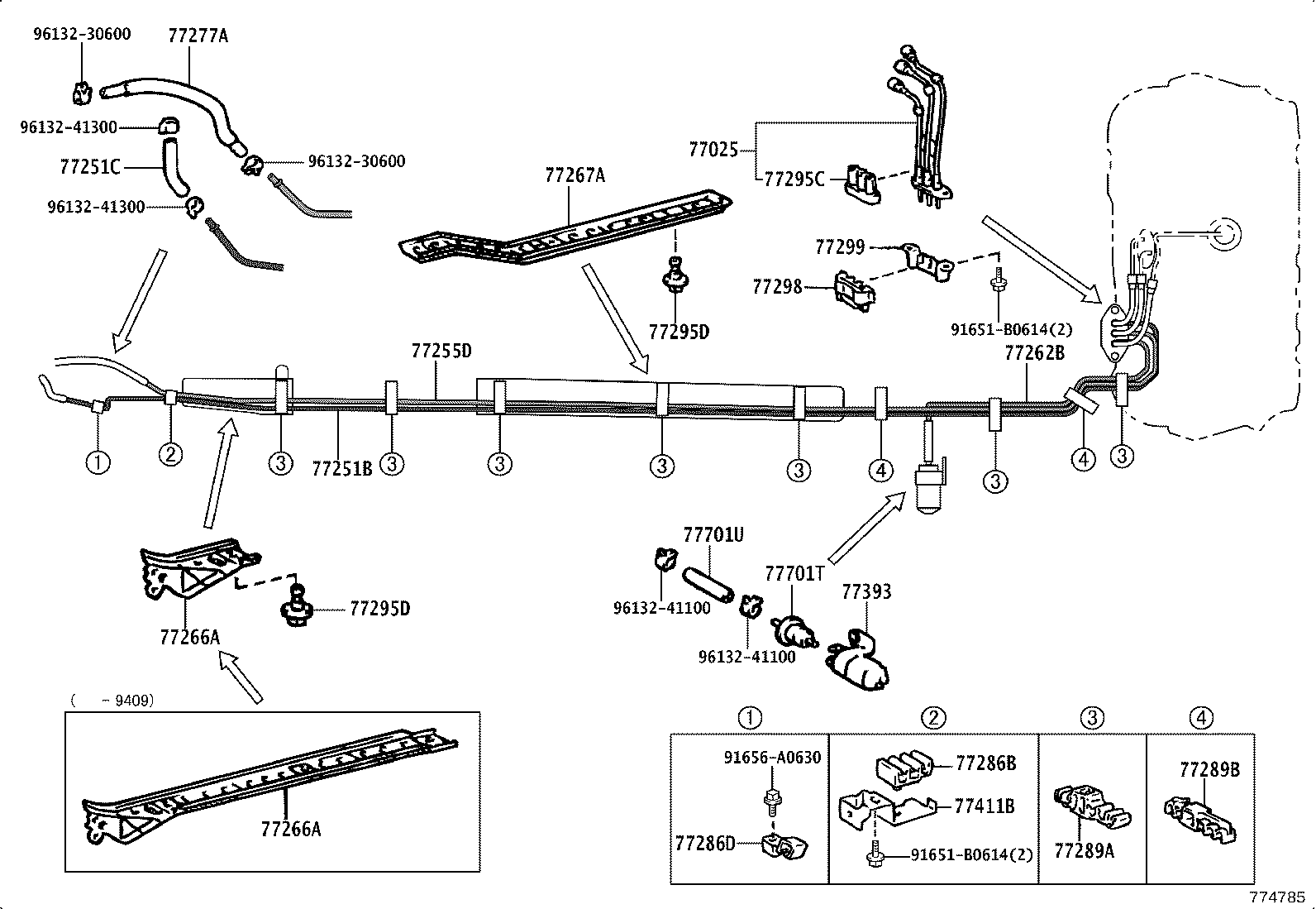 77295-22080 GROMMET, FUEL TUBE product image
