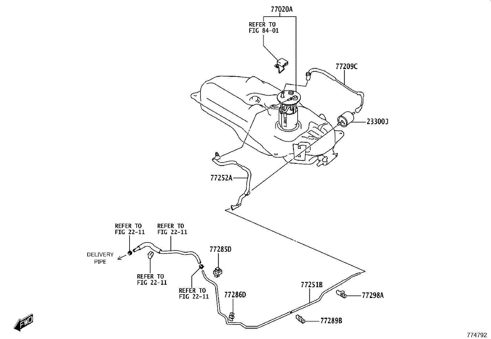 77377-WC001 CONTROL OPENER ASSY, FUEL LID LOCK product image