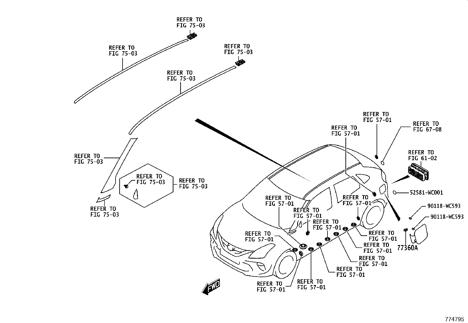 77377-WC001 CONTROL OPENER ASSY, FUEL LID LOCK product image
