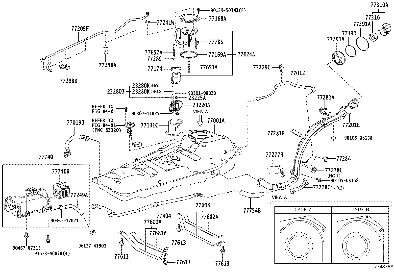 77001-78240 TANK SUB-ASSY, FUEL product image
