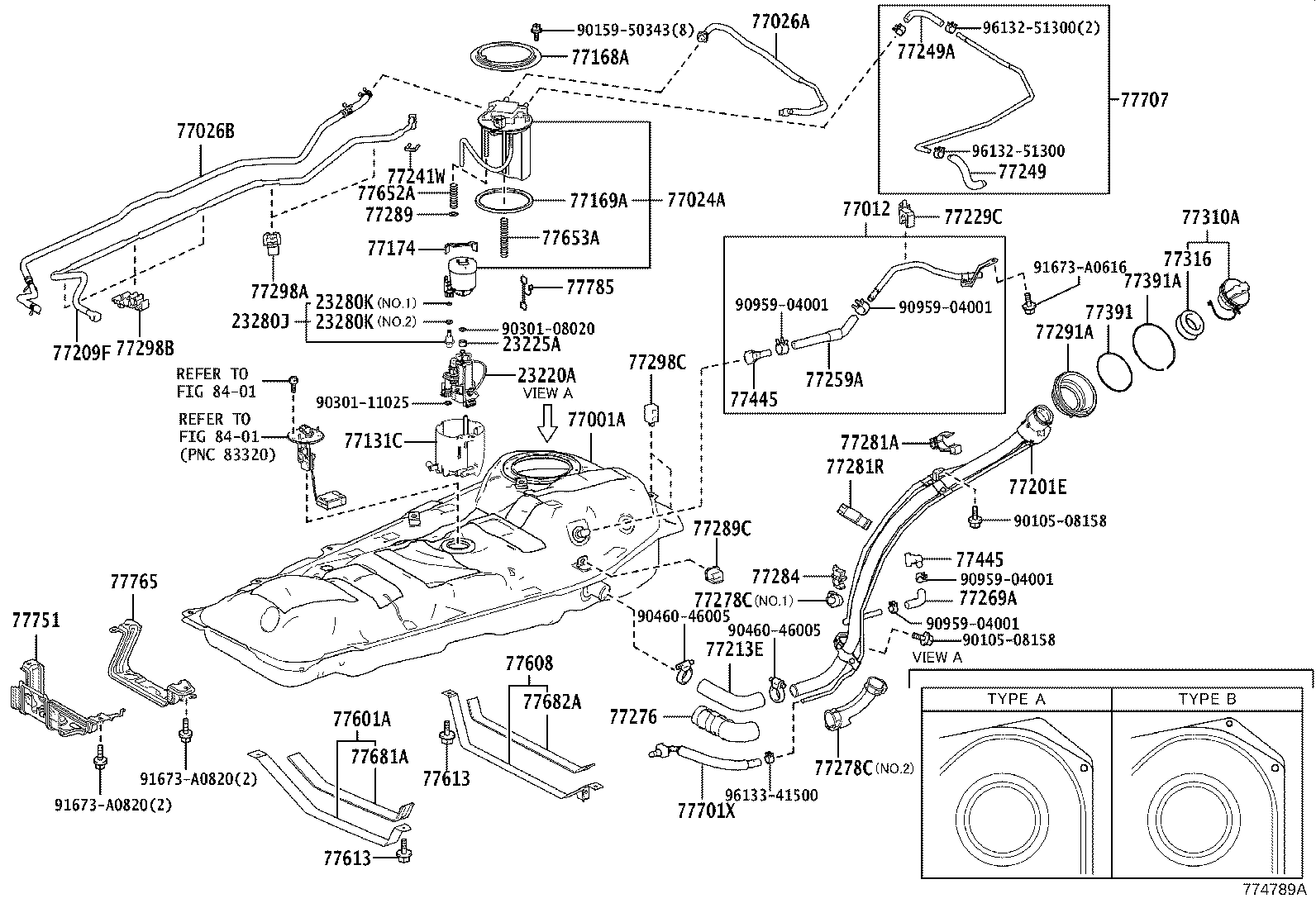 23220-36011 PUMP ASSY, FUEL W/FILTER product image