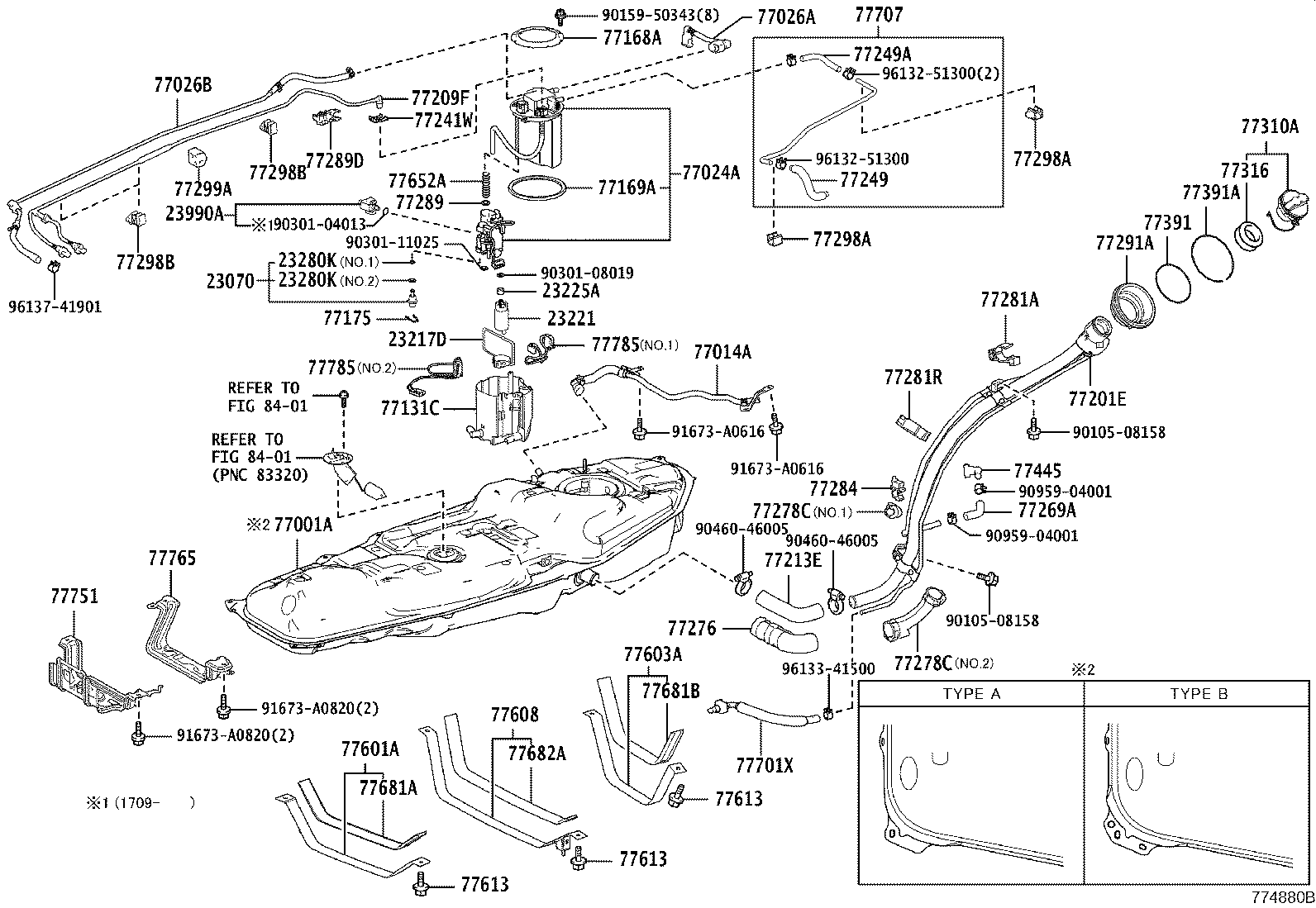 23220-36011 PUMP ASSY, FUEL W/FILTER product image