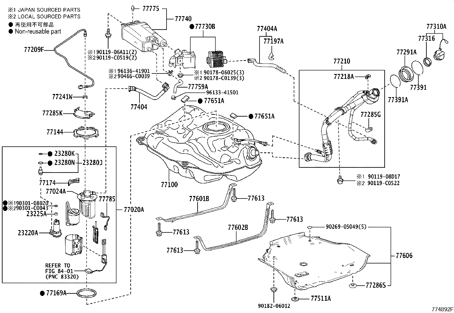 23210-F0010 PUMP ASSY, FUEL W/MOTOR & BRACKET product image