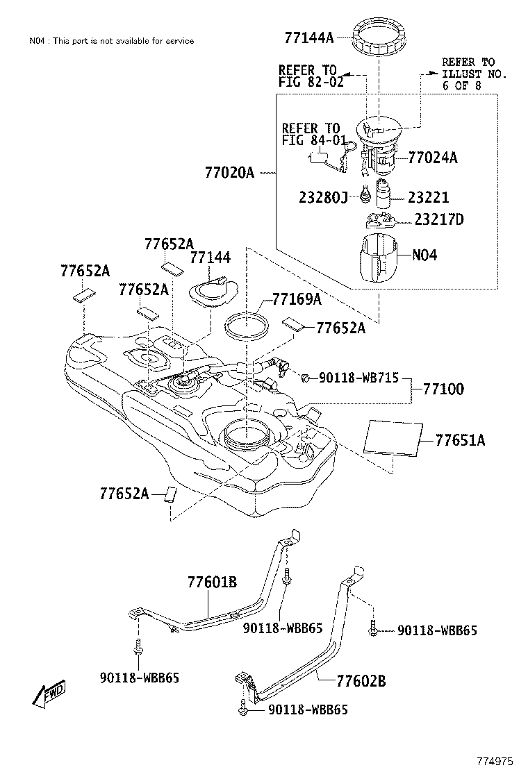 23221-WB002 PUMP, FUEL product image