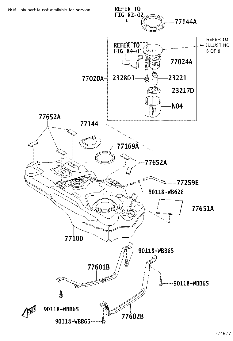 23221-WB002 PUMP, FUEL product image