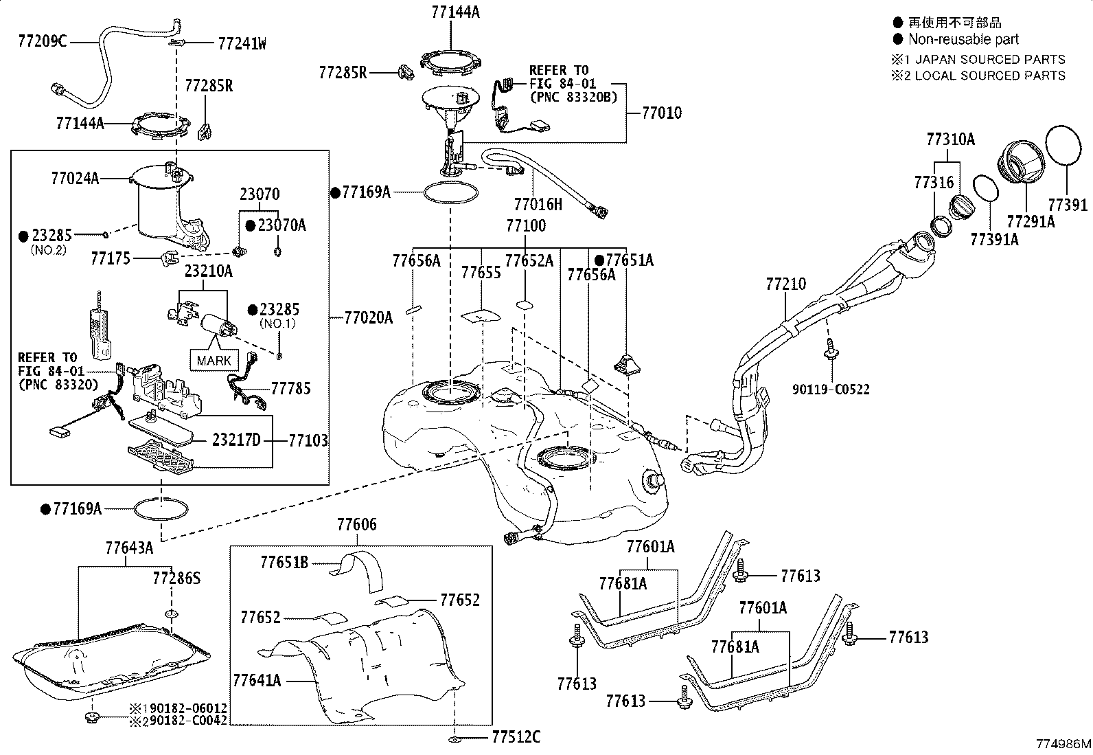 77210-0R080 PIPE ASSY, FUEL TANK FILLER product image