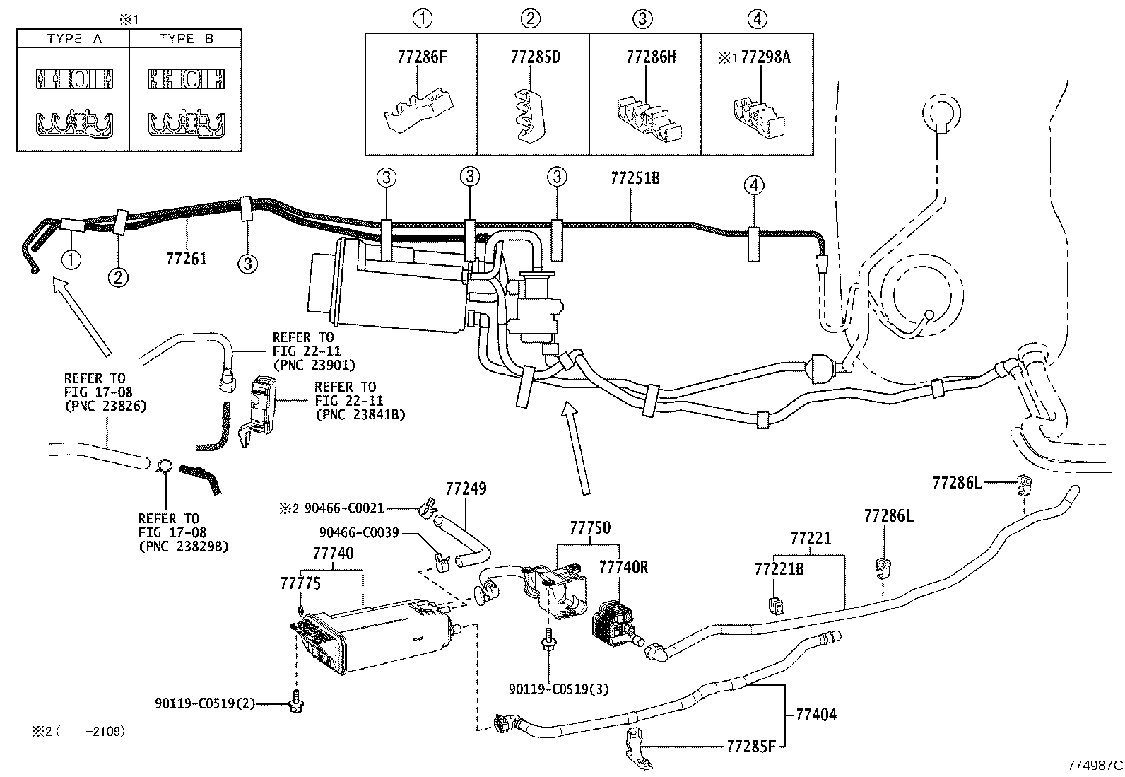 77210-0R080 PIPE ASSY, FUEL TANK FILLER product image