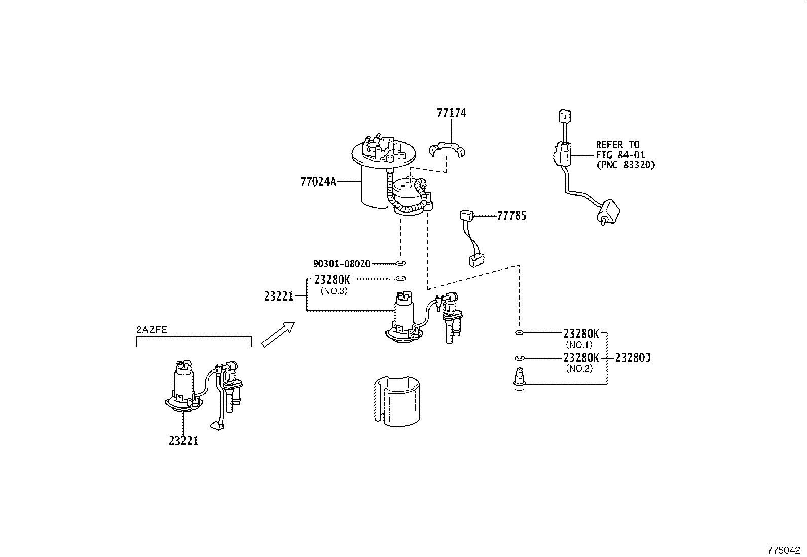 77643-12060 PROTECTOR, FUEL TANK, NO.3 product image