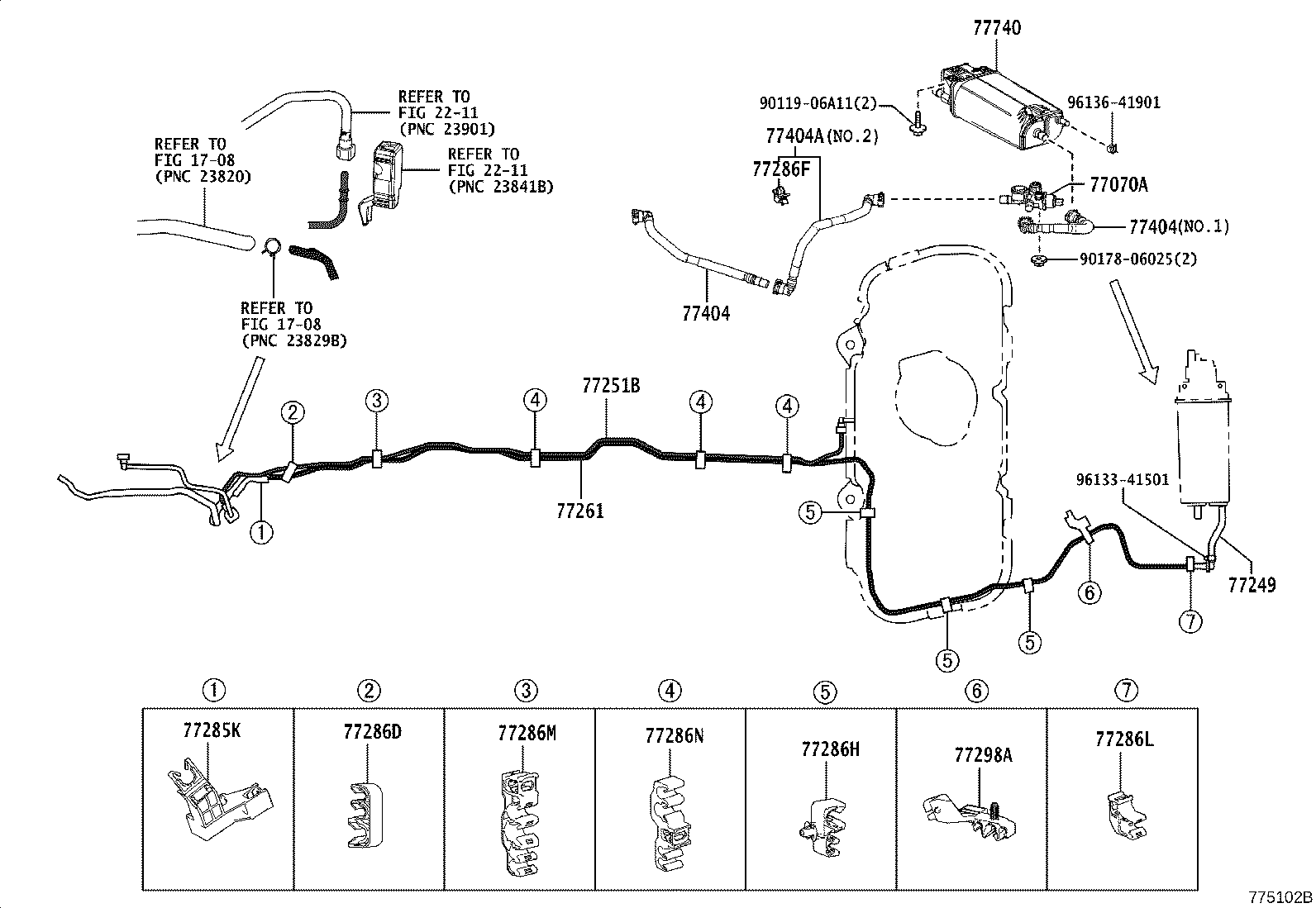 77210-48660 PIPE ASSY, FUEL TANK FILLER product image
