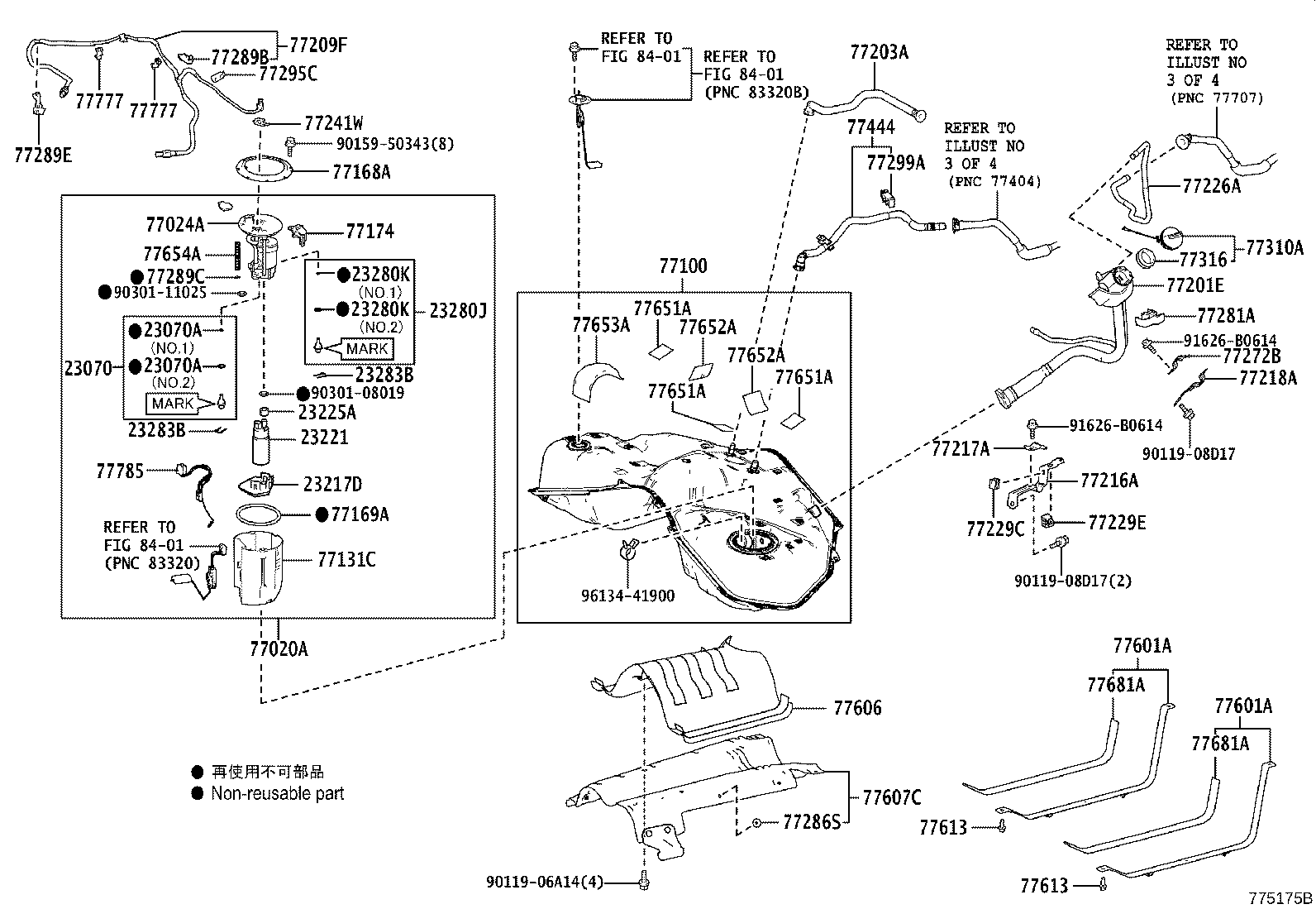 Toyota 77020-11010 TUBE ASSY, FUEL SUCTION W/PUMP & GAGE