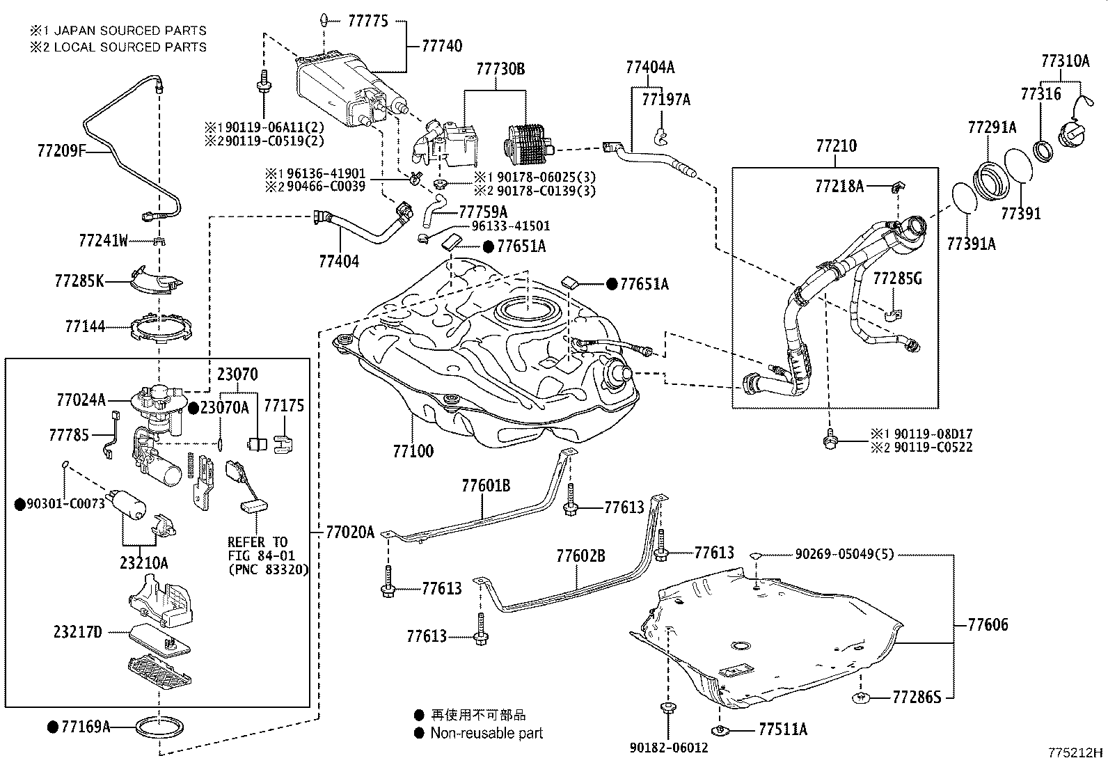 23210-F0010 PUMP ASSY, FUEL W/MOTOR & BRACKET product image