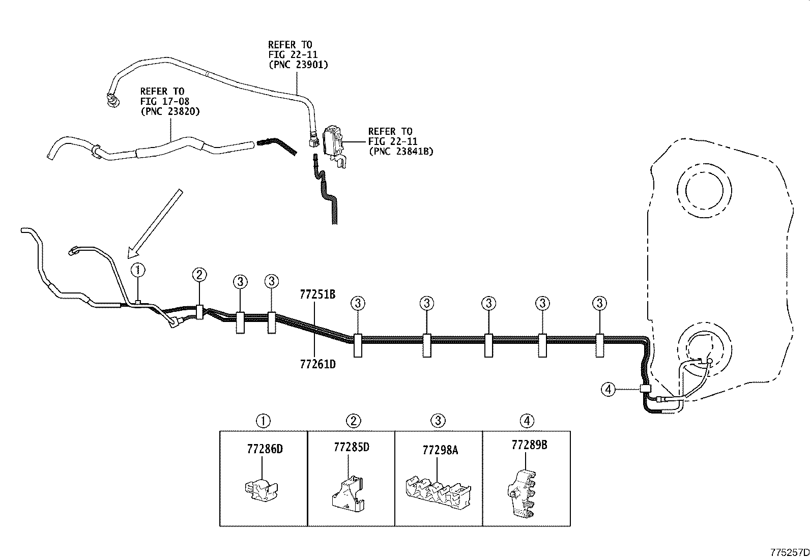 77001-52801 TANK SUB-ASSY, FUEL product image
