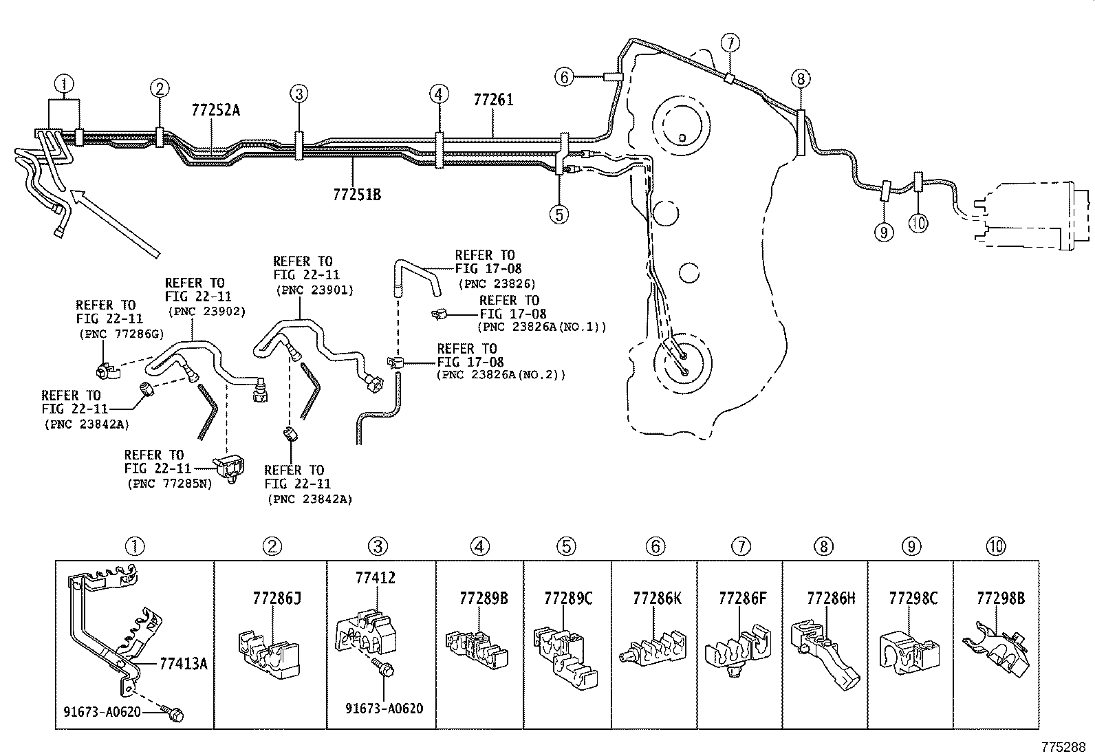 77759-53010 HOSE, CHARCOAL CANISTER product image