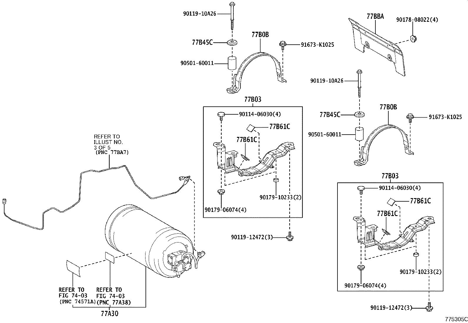 23B11-77030 Toyota Reference Part product image