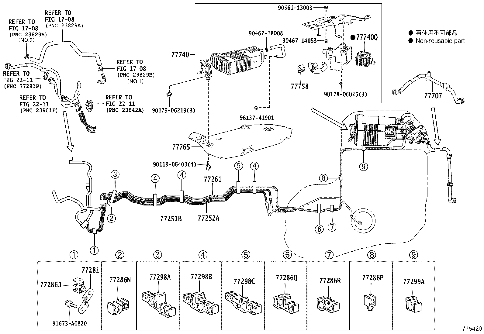77020-48260 TUBE ASSY, FUEL SUCTION W/PUMP & GAGE product image