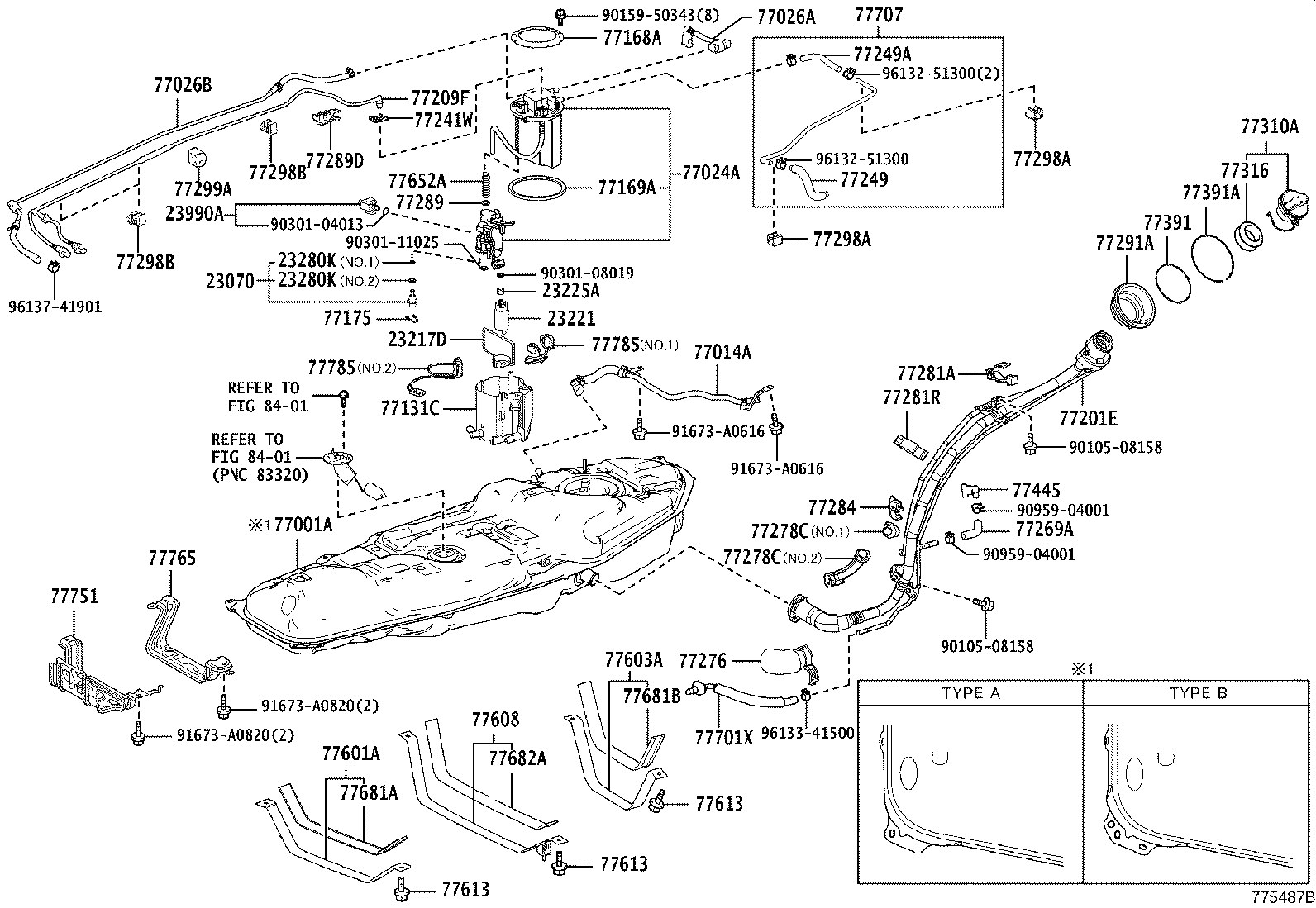 23220-36011 PUMP ASSY, FUEL W/FILTER product image