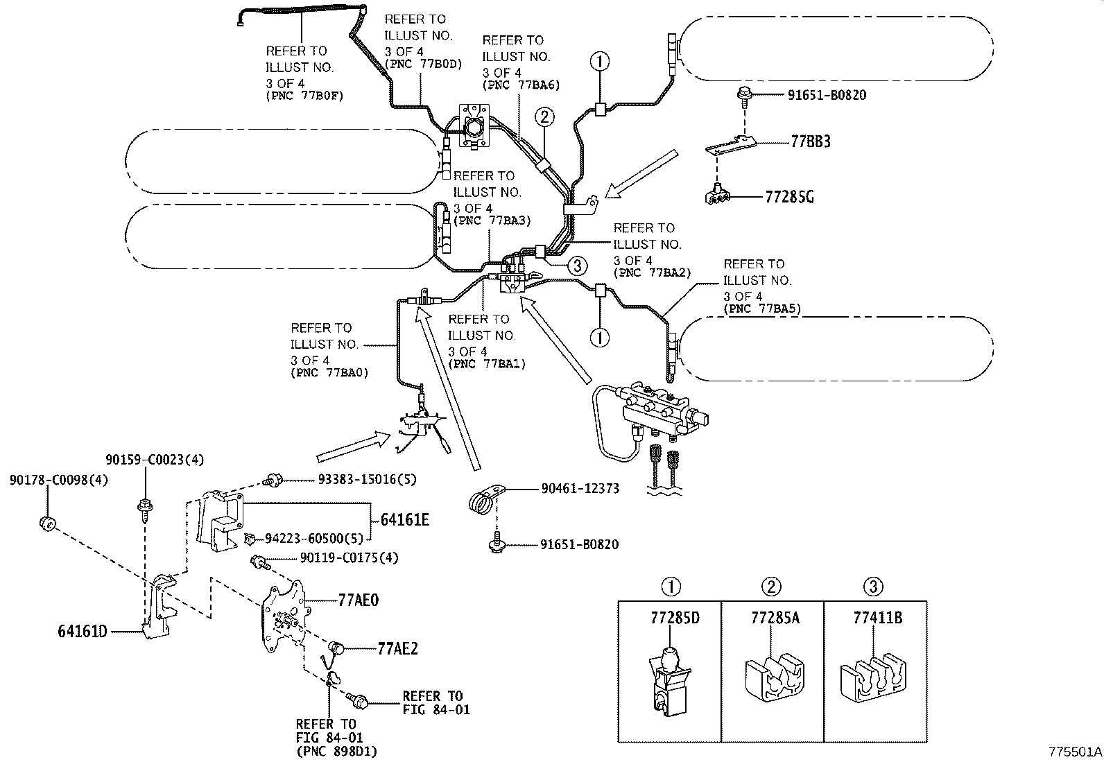 77641-0S010 PROTECTOR, FUEL TANK, NO.1 product image