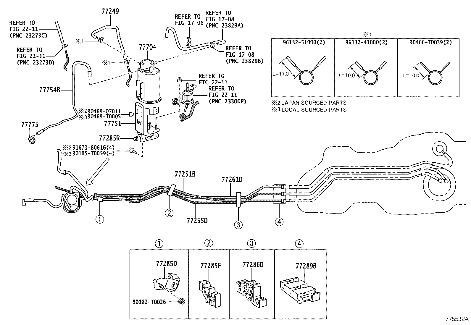 77020-0K471 TUBE ASSY, FUEL SUCTION W/PUMP & GAGE product image