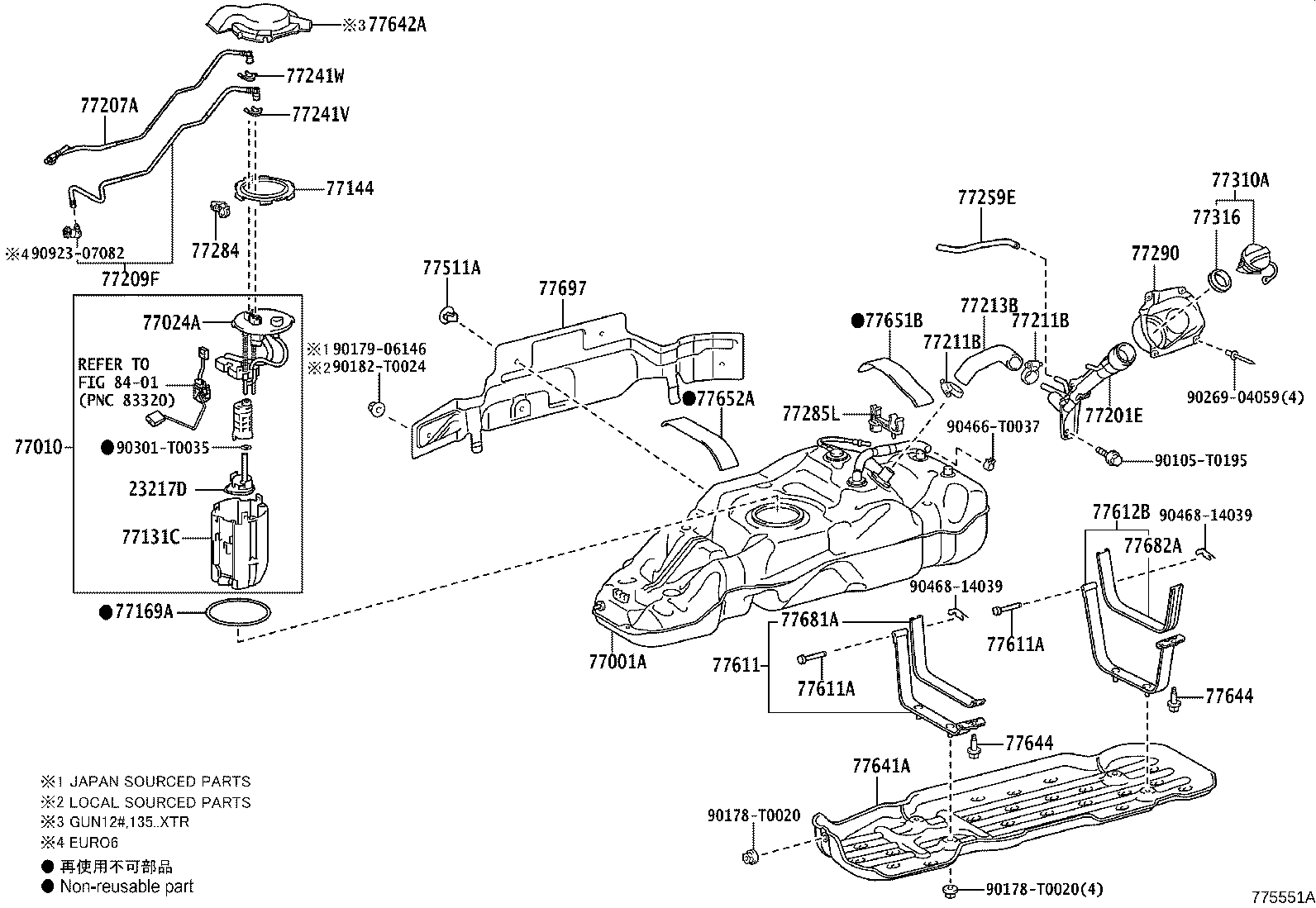 77204-0K240 TUBE SUB-ASSY, FUEL RETURN product image