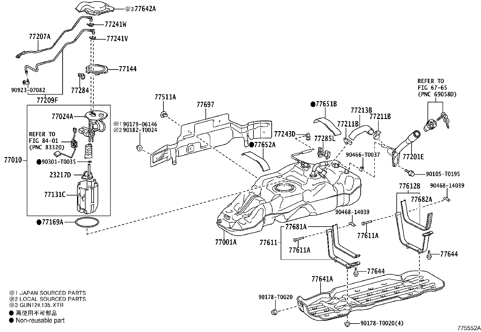 77204-0K240 TUBE SUB-ASSY, FUEL RETURN product image