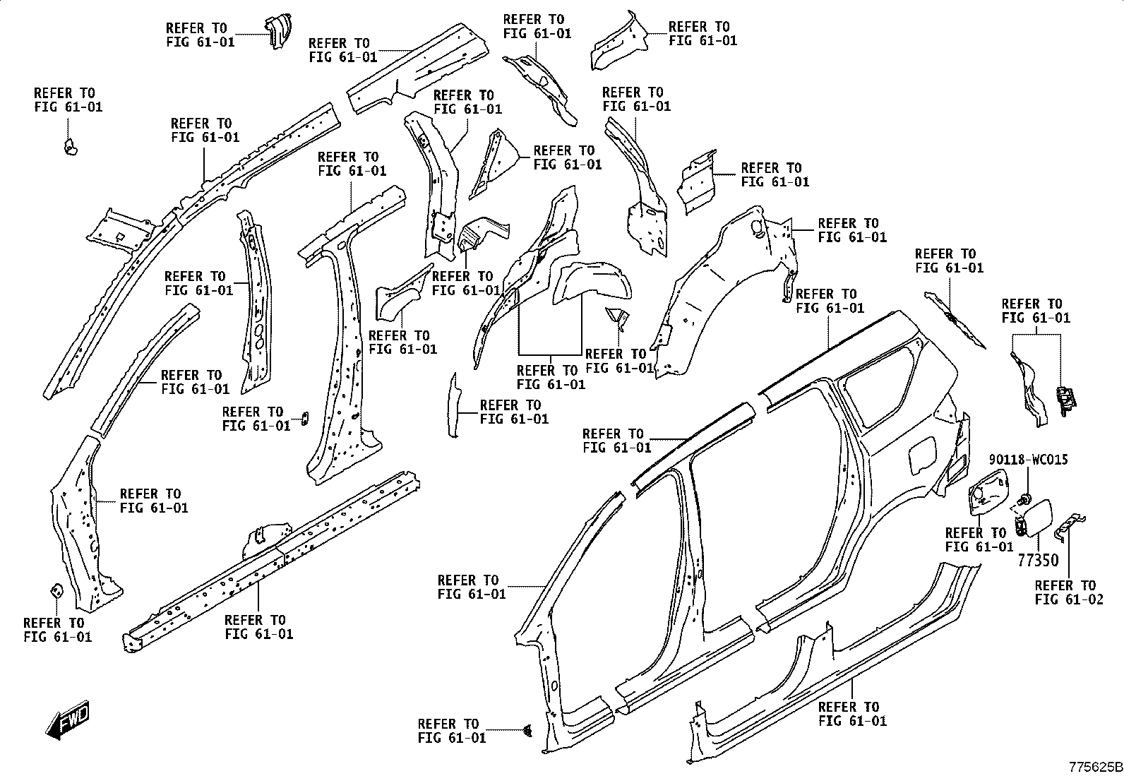 77020-WC030 TUBE ASSY, FUEL SUCTION W/PUMP & GAGE product image