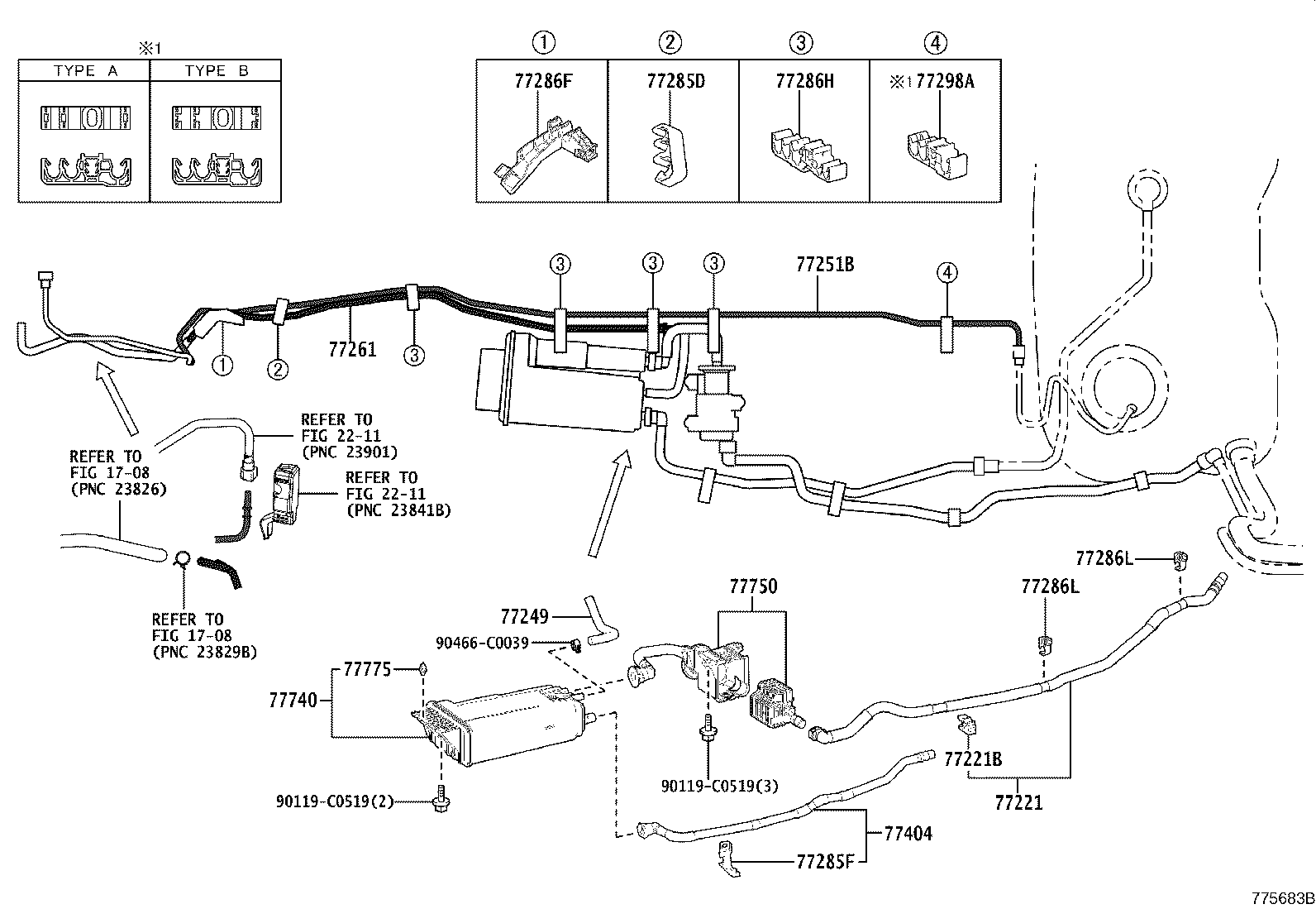 77016-0R030 TUBE SUB-ASSY, FUEL RETURN VENT product image
