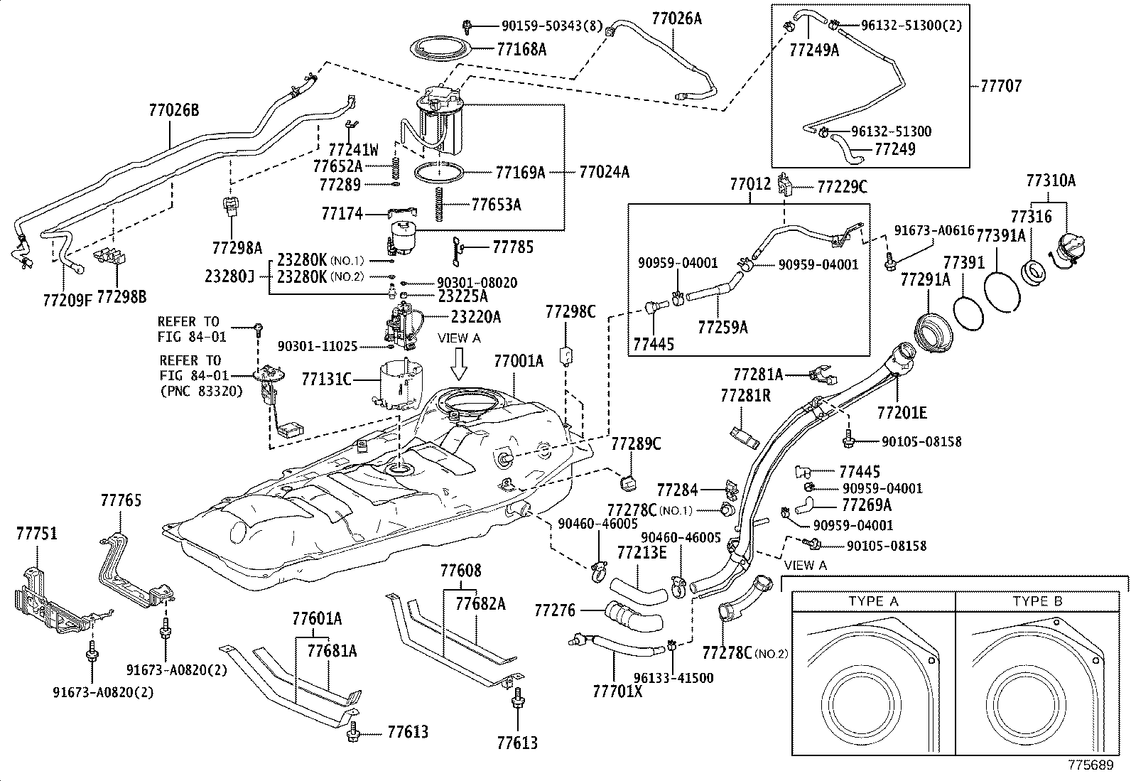 77001-78240 TANK SUB-ASSY, FUEL product image