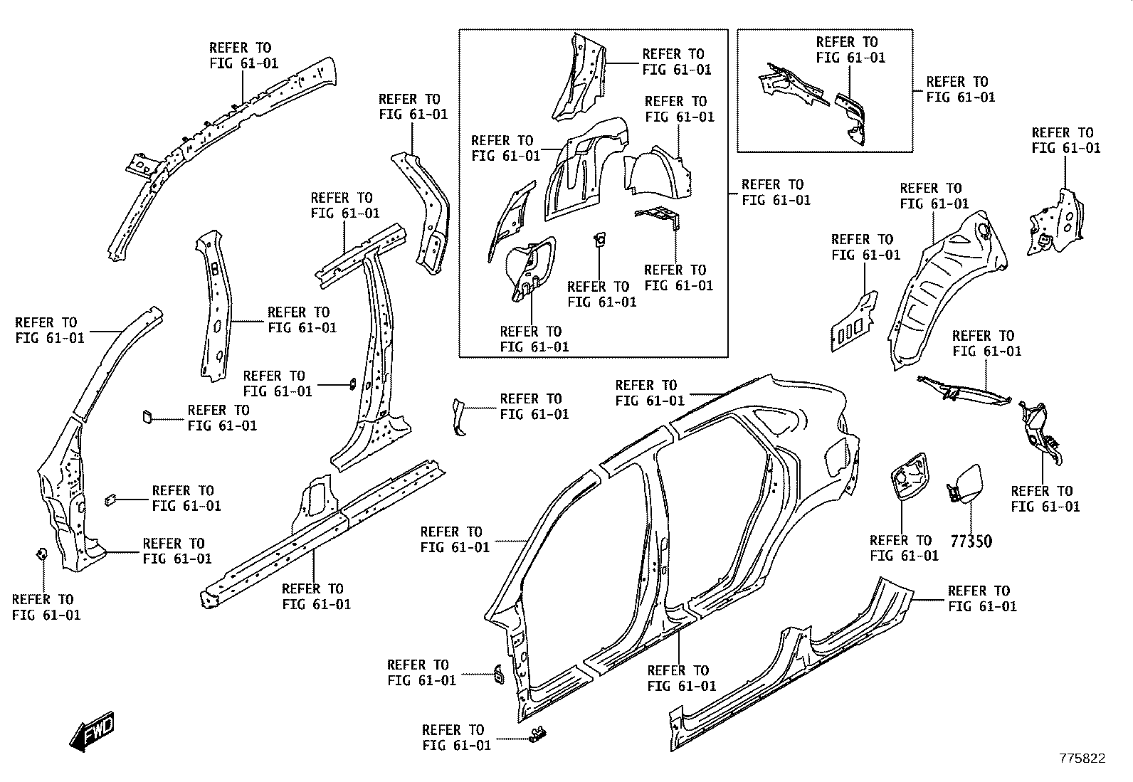 77201-WC008 PIPE SUB-ASSY, FUEL TANK FILLER product image