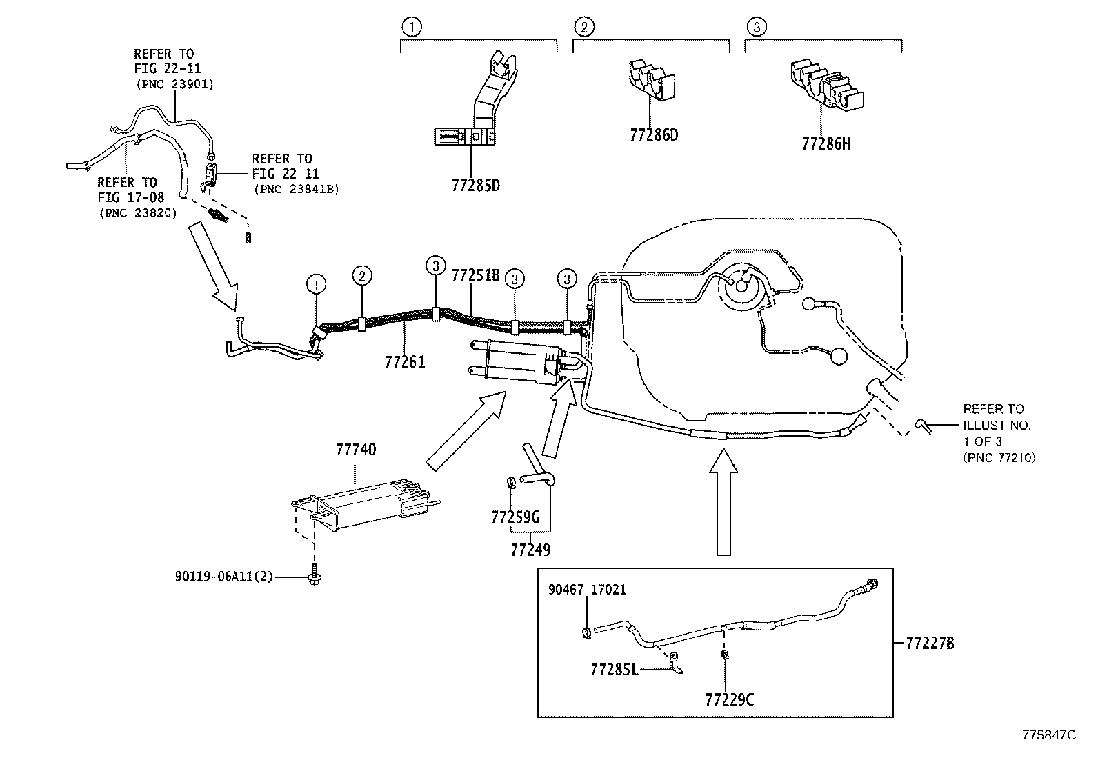 77602-30070 BAND SUB-ASSY, FUEL TANK, NO.2 product image