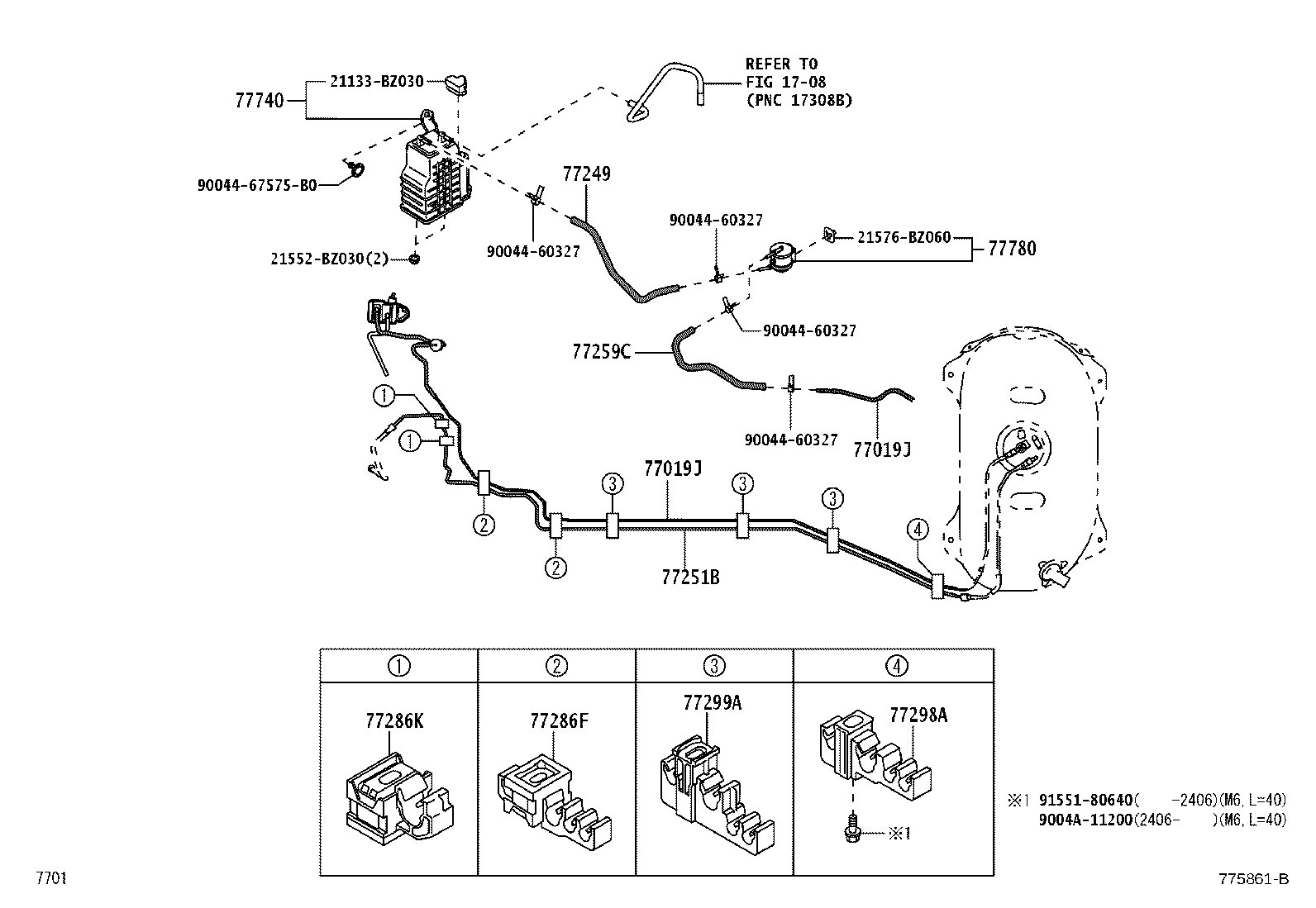 17660-BZ070 VALVE ASSY, PURGE CONTROL product image