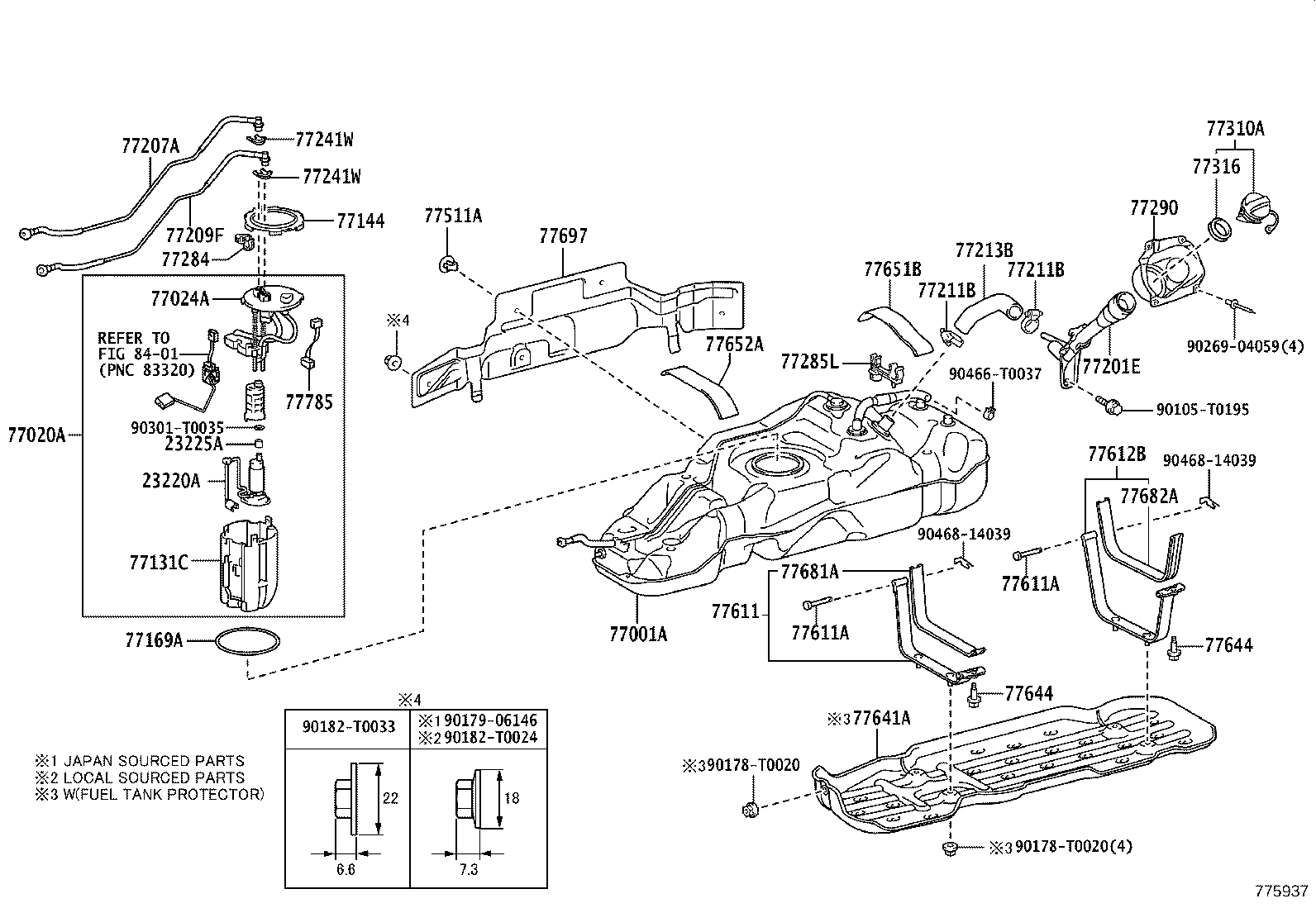 77213-KK070 HOSE, FUEL TANK TO FILLER PIPE product image