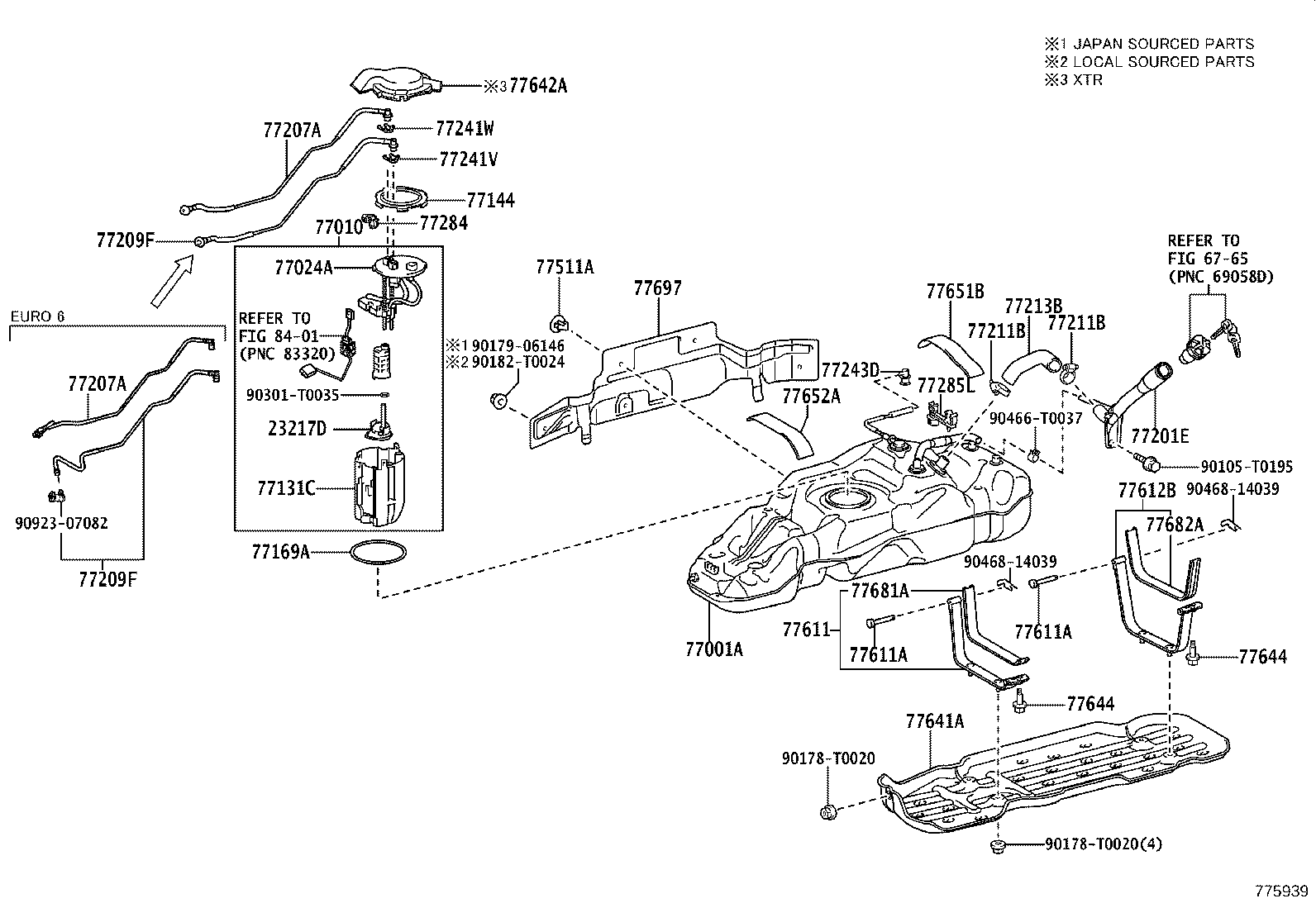 77213-KK070 HOSE, FUEL TANK TO FILLER PIPE product image