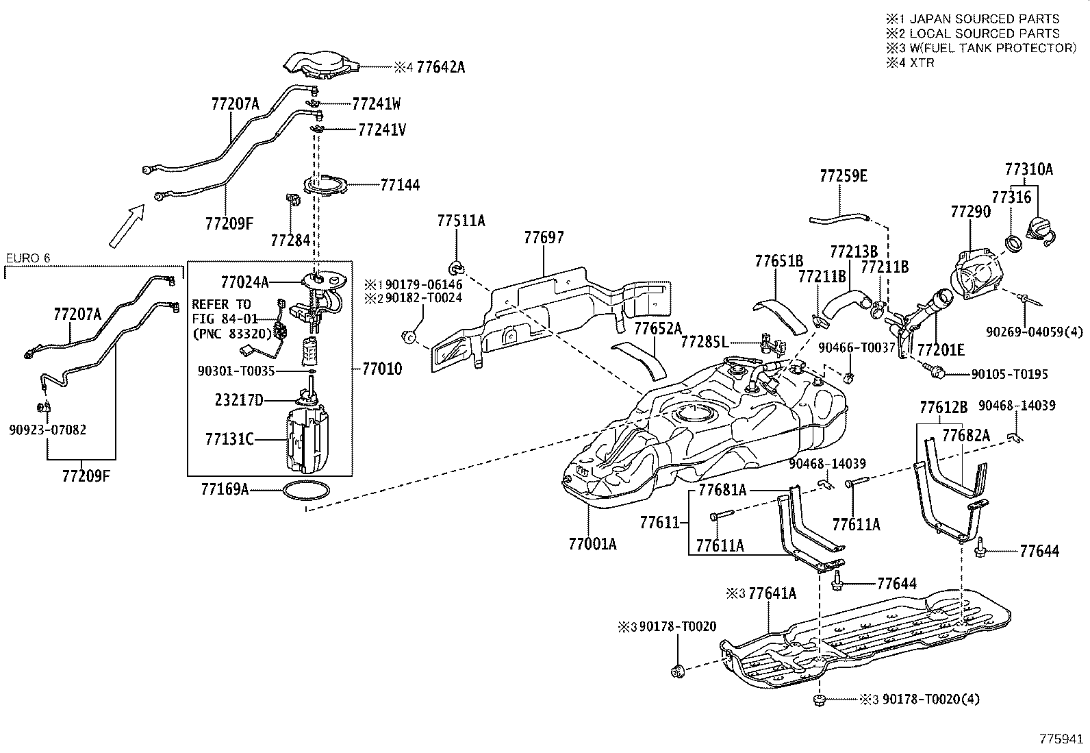 77213-KK070 HOSE, FUEL TANK TO FILLER PIPE product image