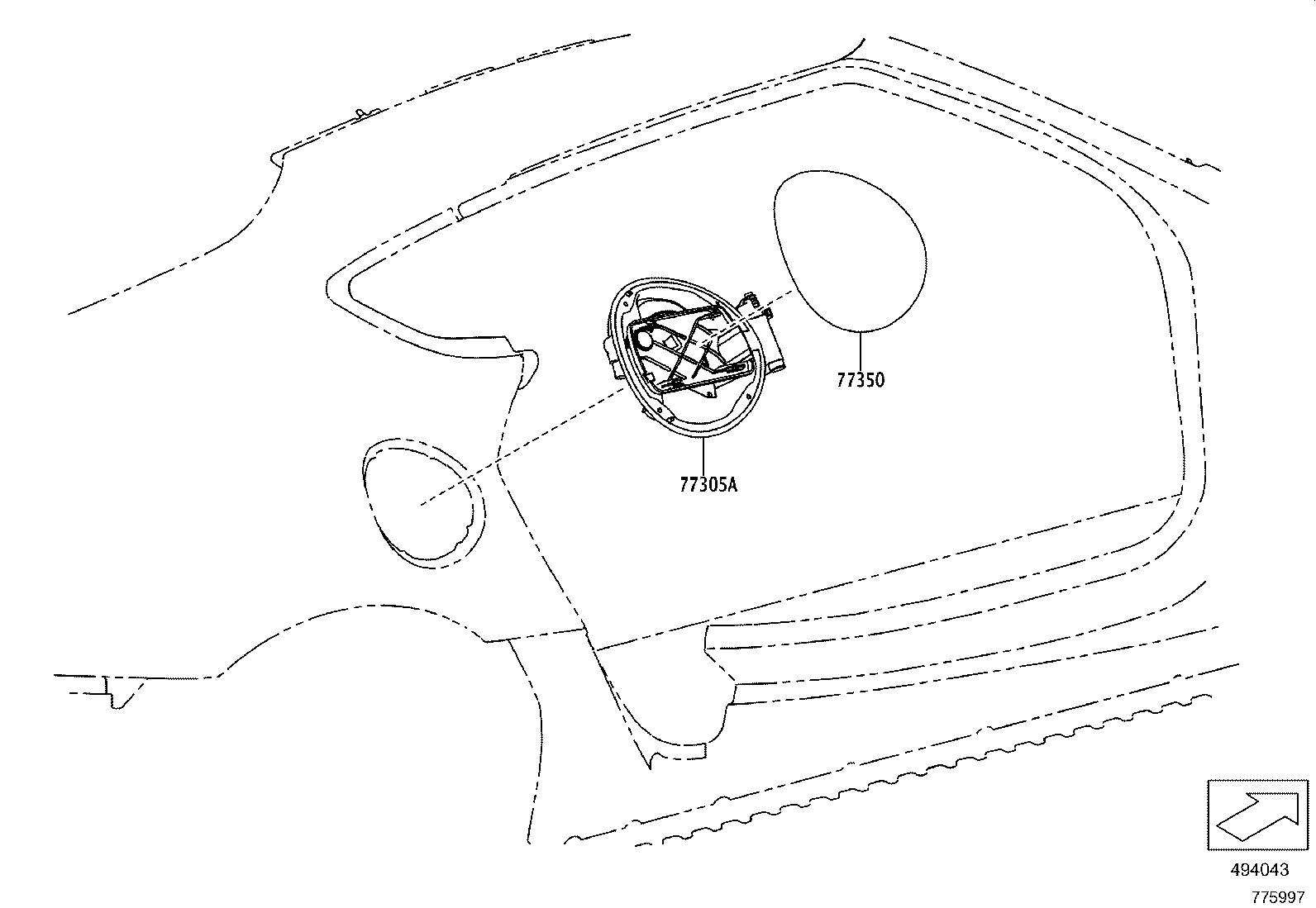 90118-WA895 CLAMP, FUEL TUBE, NO.5 product image