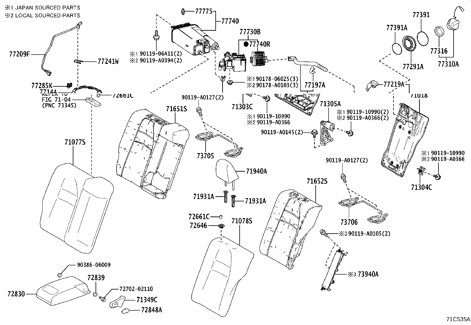 Thumbnail 2 for 77001-02C20