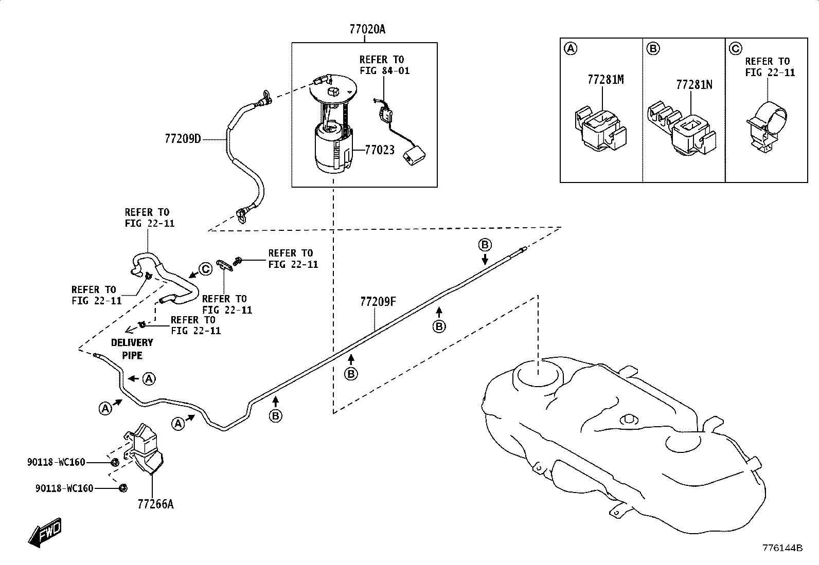 77201-WC010 PIPE SUB-ASSY, FUEL TANK FILLER product image
