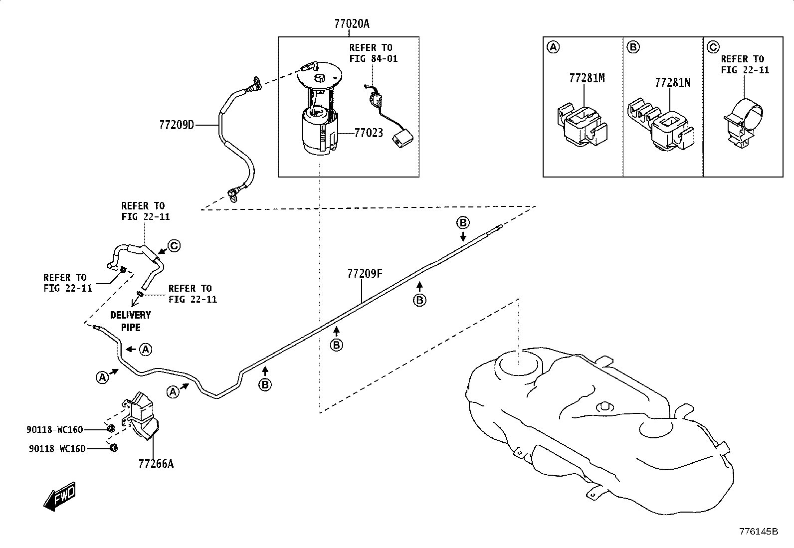 77201-WC010 PIPE SUB-ASSY, FUEL TANK FILLER product image