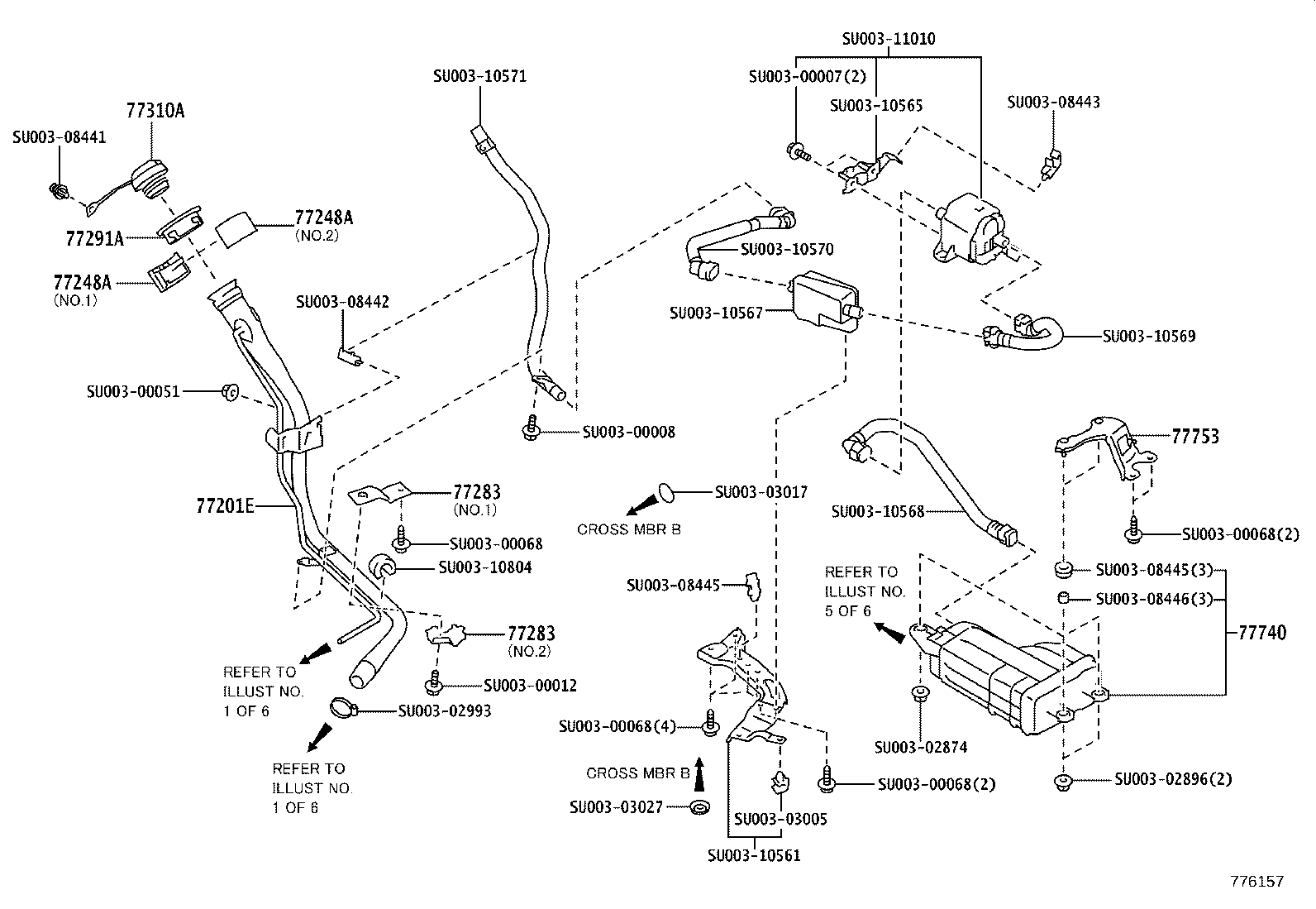 SU003-08440 CAP ASSY, FUEL TANK product image