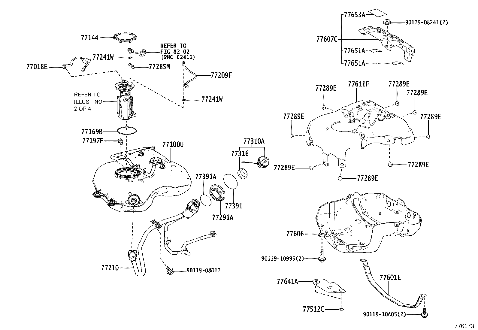 77024-10020 PLATE SUB-ASSY, FUEL SUCTION product image
