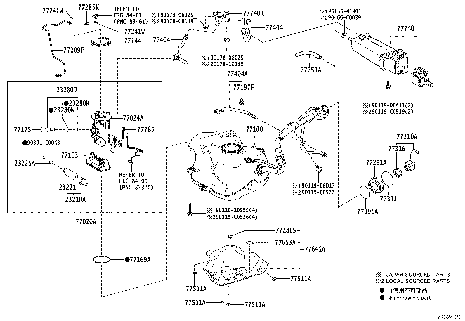 23210-F0010 PUMP ASSY, FUEL W/MOTOR & BRACKET product image