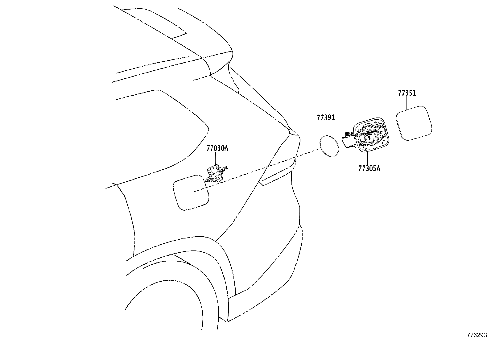 77001-0E240 TANK SUB-ASSY, FUEL product image