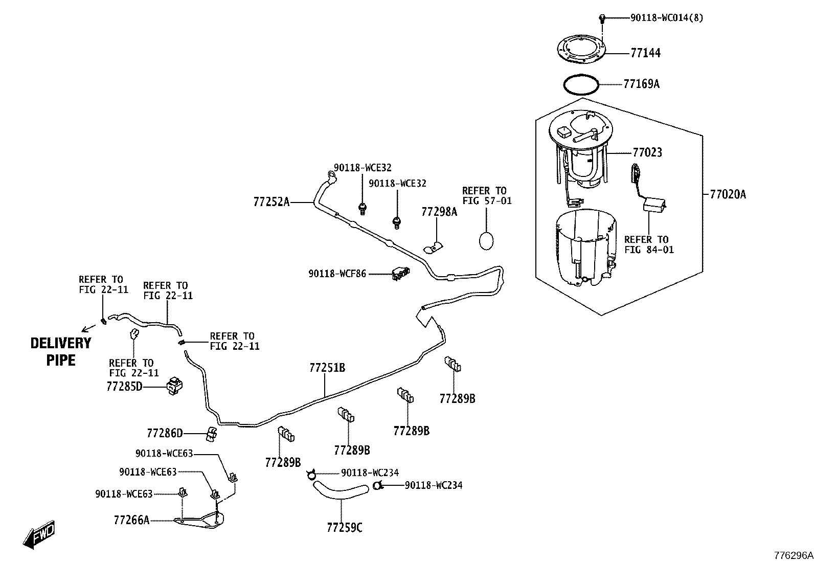 16261-WC007 HOSE product image