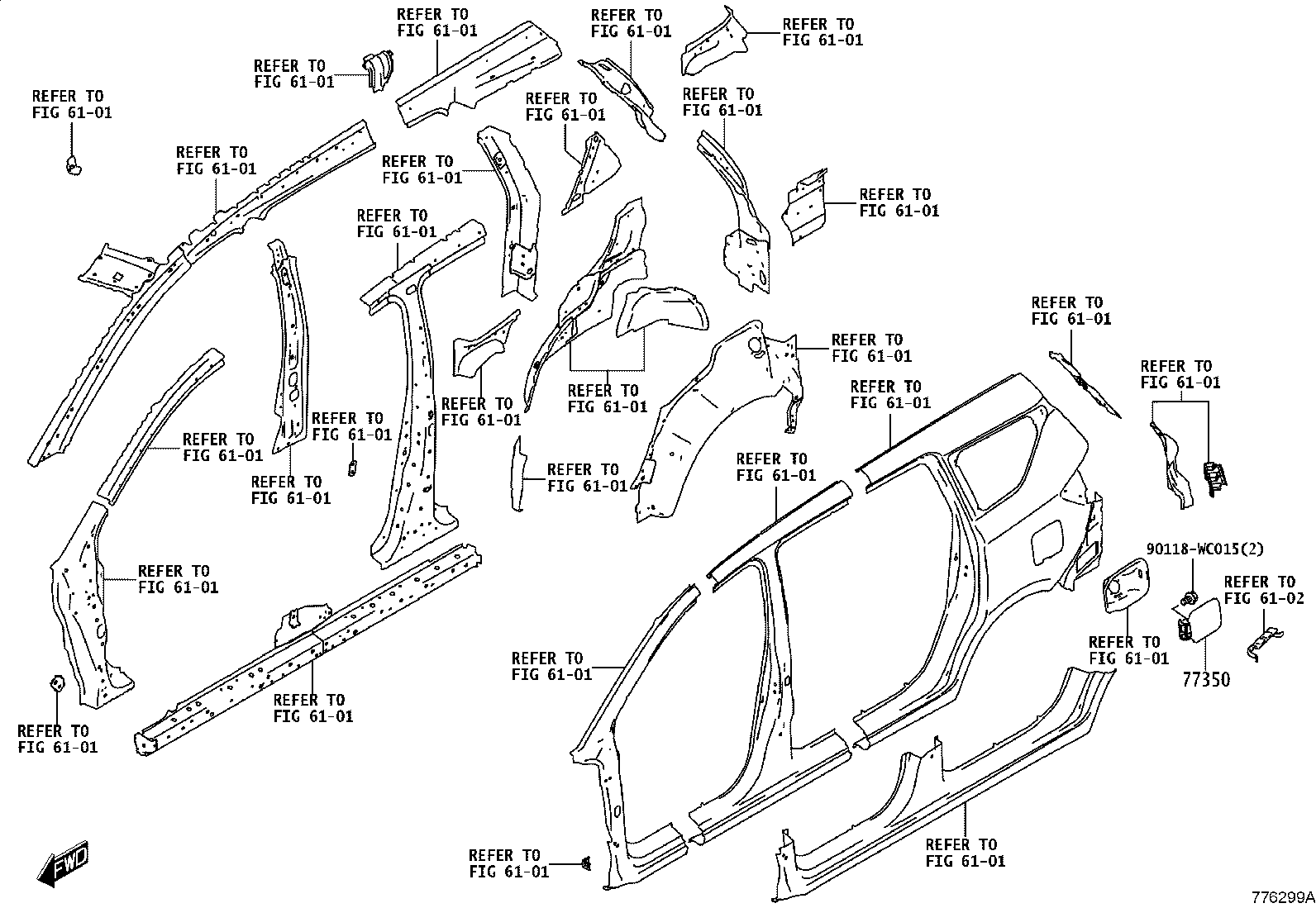 16261-WC007 HOSE product image