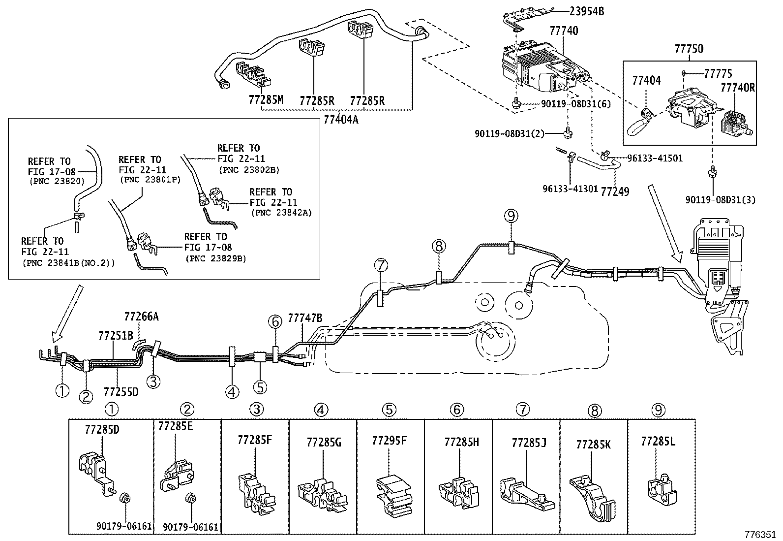 77020-35150 TUBE ASSY, FUEL SUCTION W/PUMP & GAGE product image