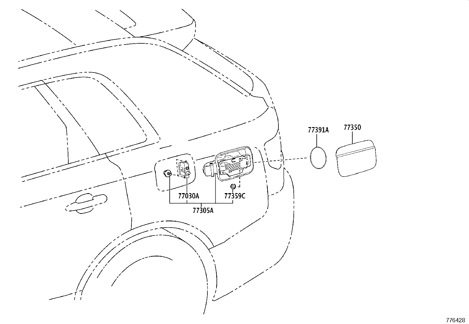 77227-40040 Toyota Reference Part product image