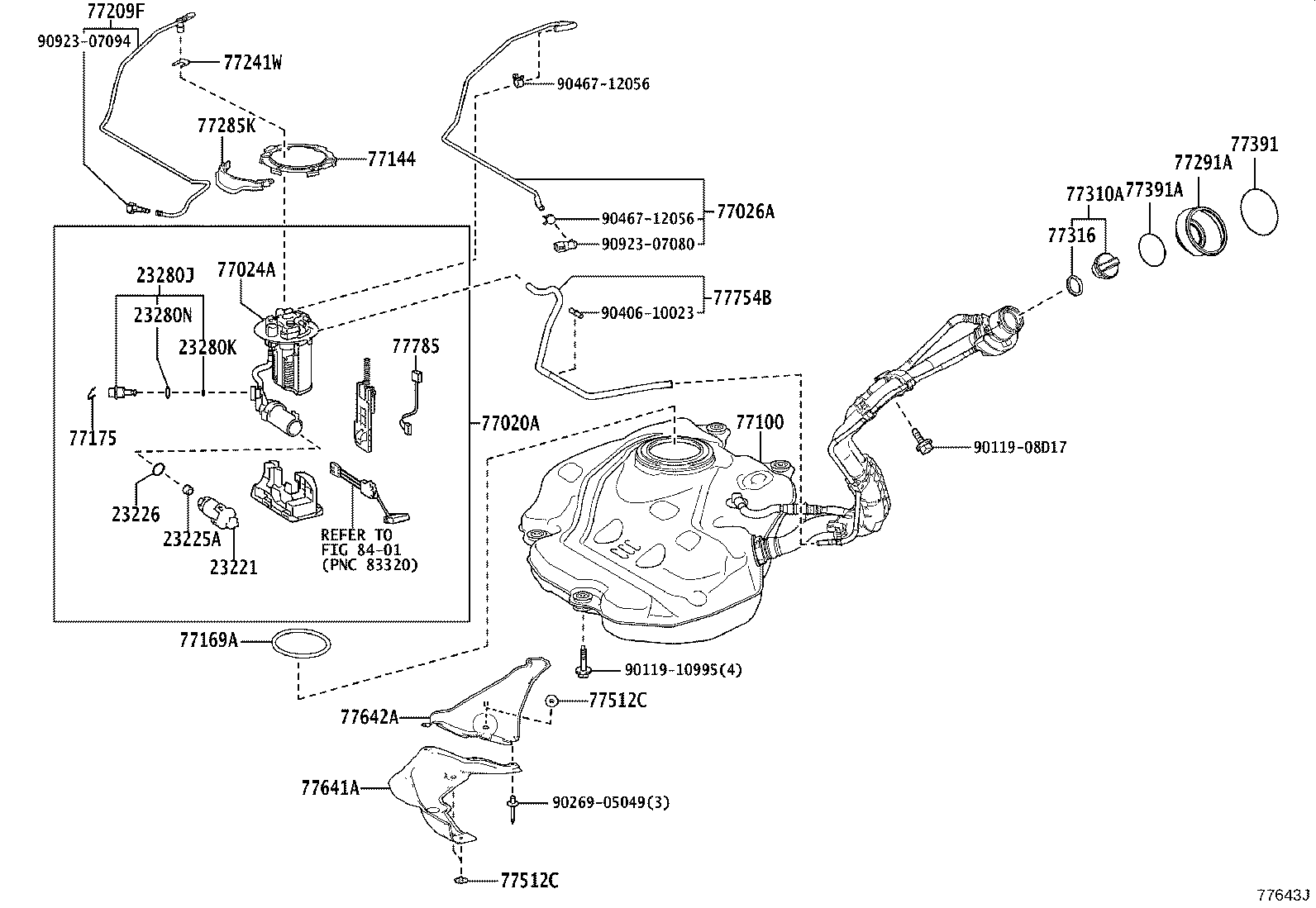 77261-16210 TUBE, FUEL TANK TO CANISTER product image