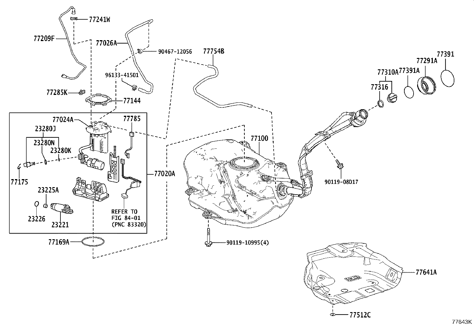 77261-16210 TUBE, FUEL TANK TO CANISTER product image