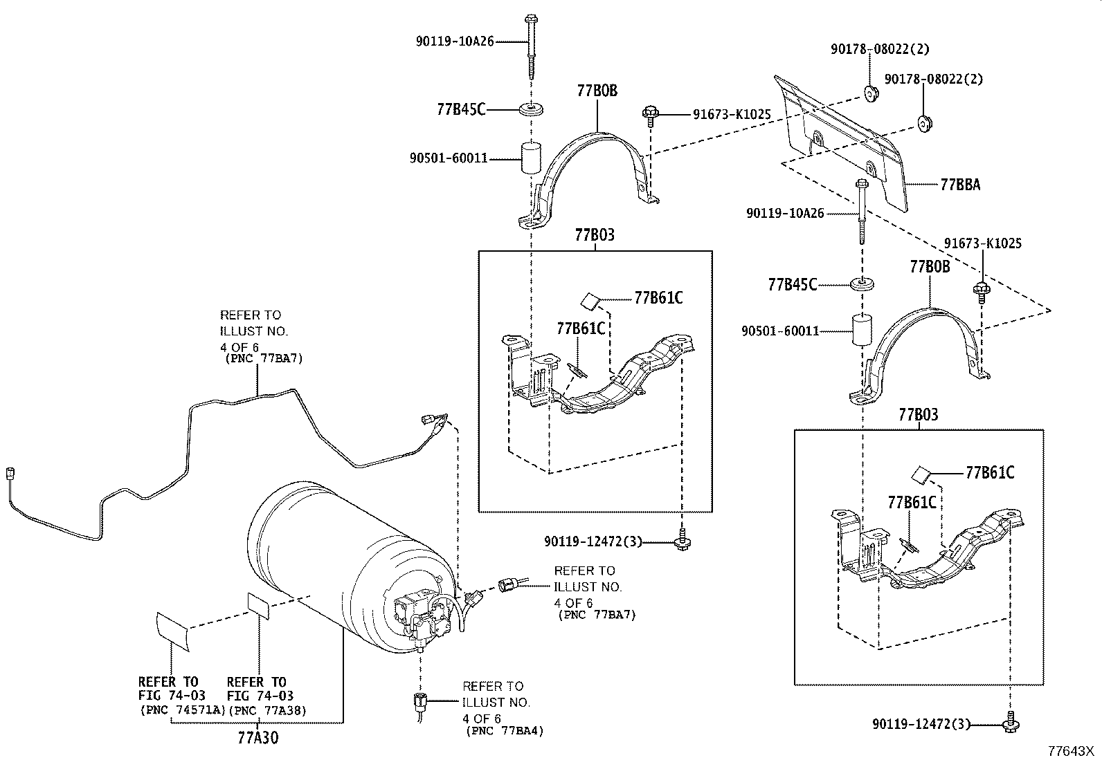 77001-30760 TANK SUB-ASSY, FUEL product image