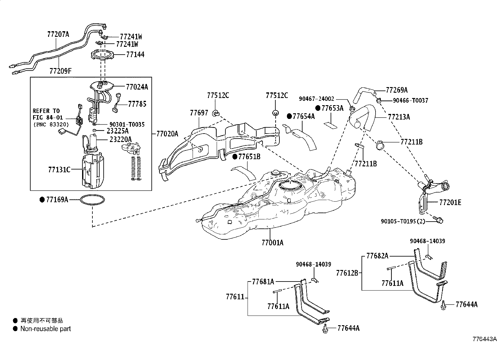 77001-0K810 TANK SUB-ASSY, FUEL product image
